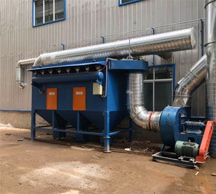 噴砂噴涂粉塵安裝濾筒除塵器