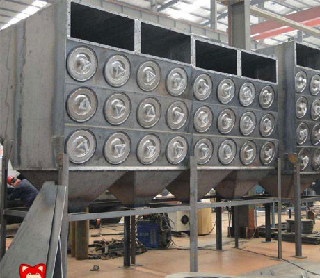 煤礦廠粉煤灰粉塵安裝濾筒除塵器