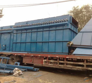 湖北咸寧食品廠生物質(zhì)鍋爐煙塵處理