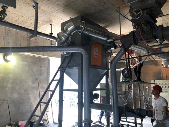 熱能發電廠安裝HR-6濾筒除塵器(圖1) 熱能發電廠安裝HR-6濾筒除塵器(圖1)