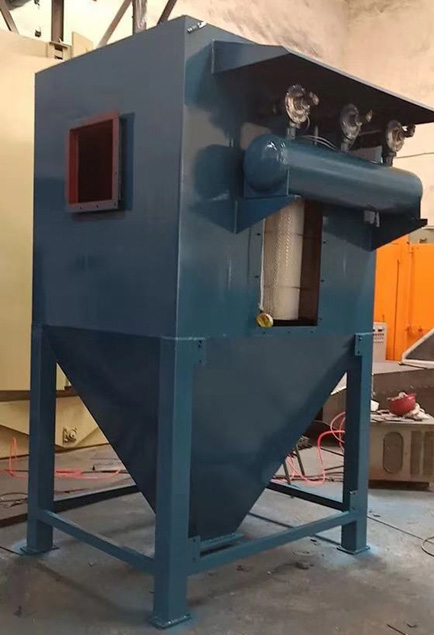 建材廠振動篩粉塵安裝HR-9濾筒除塵器(圖1) 建材廠振動篩粉塵安裝HR-9濾筒除塵器(圖1)