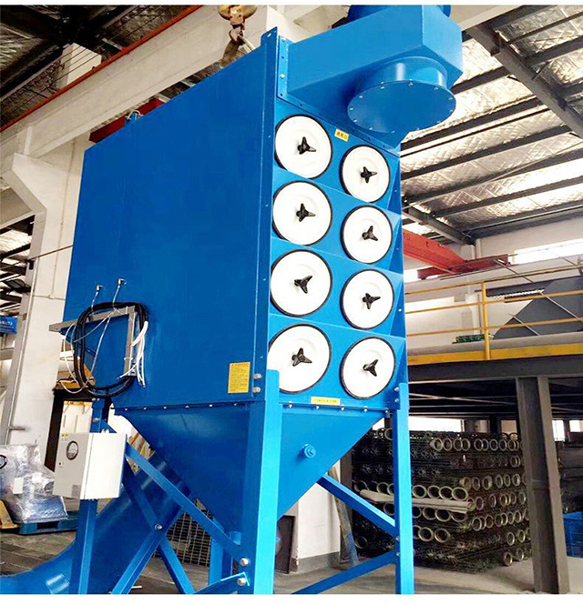 斜插式濾筒除塵器(圖5) 斜插式濾筒除塵器(圖5)