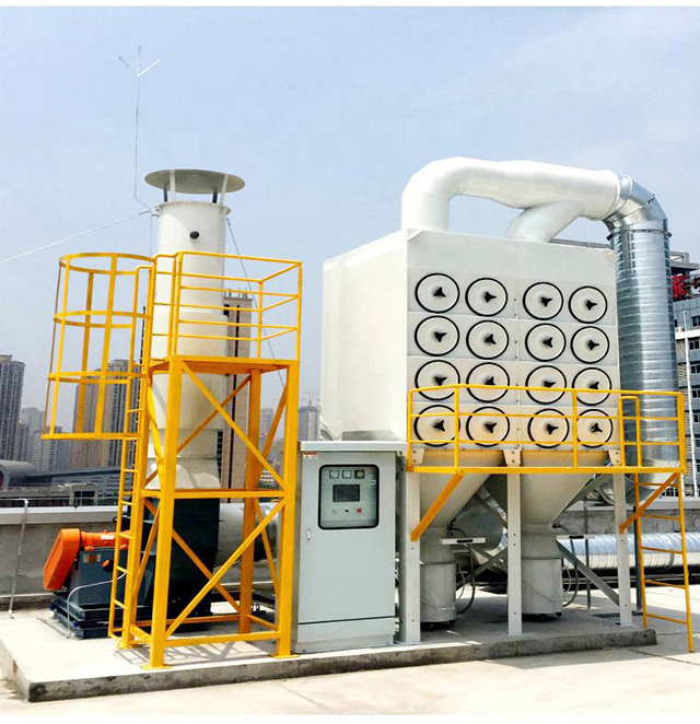 斜插式濾筒除塵器(圖6) 斜插式濾筒除塵器(圖6)