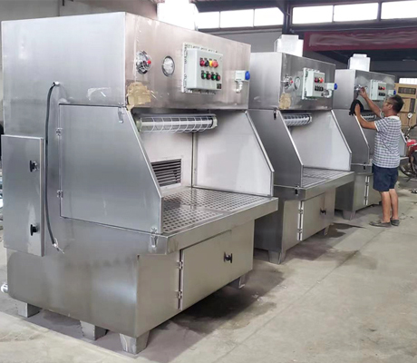 鎂合金壓鑄件防爆濕式打磨除塵臺