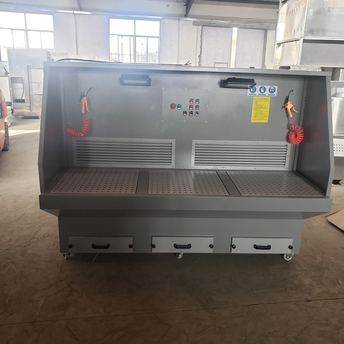 浙江寧波1.5米打磨除塵工作臺(tái)(圖1)