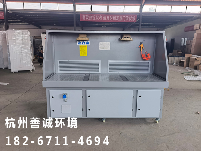 一臺(tái)拋光打磨除塵臺(tái)，快速解決煙塵問題[善誠環(huán)境]